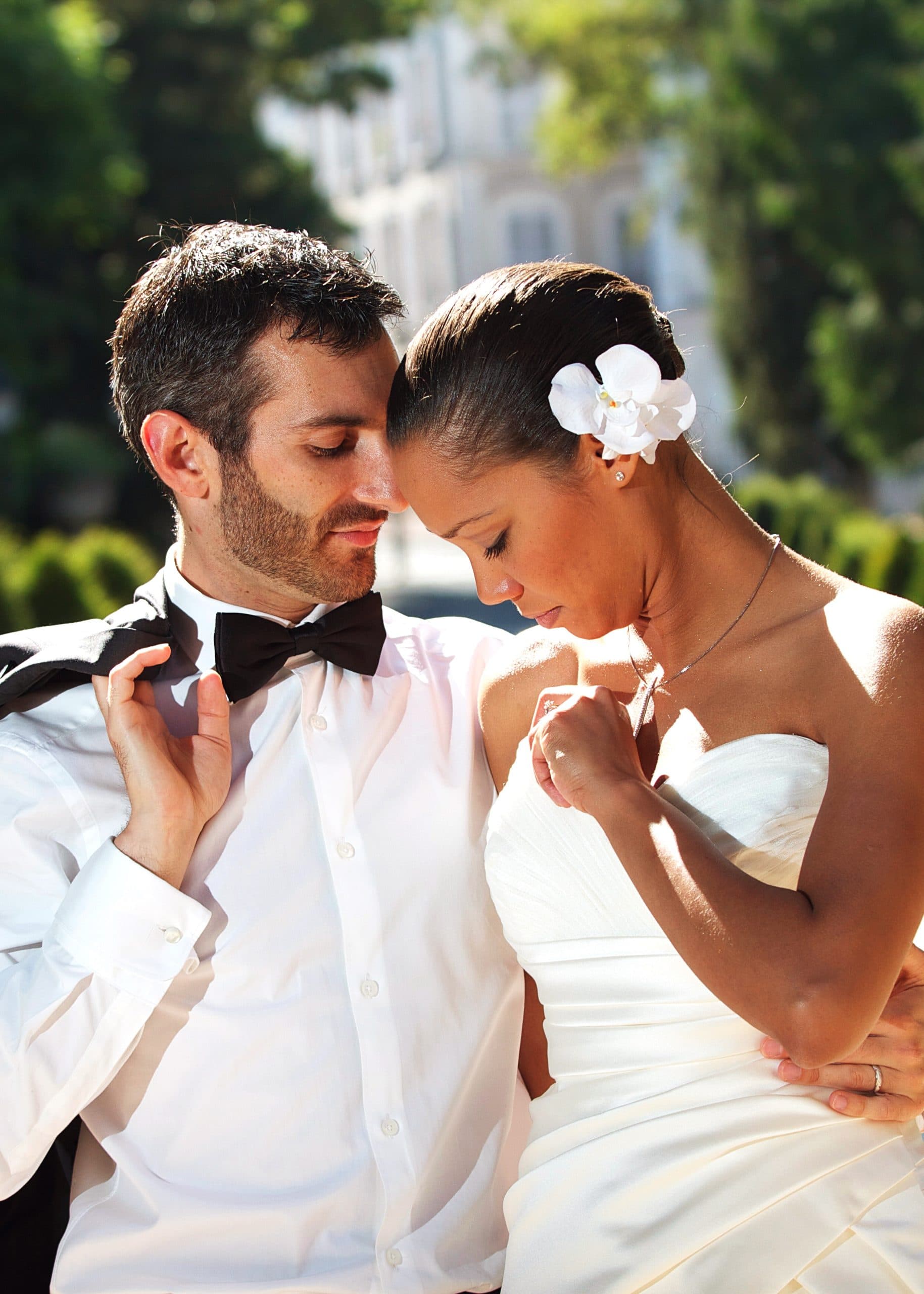 La mariée dans un patio andalou
